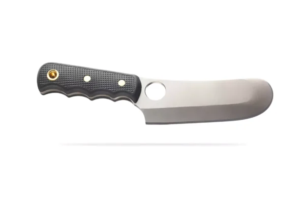 Brown Bear knife with Suregrip handle and cleaver-style blade
