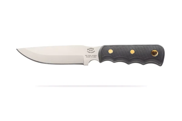 Knives of Alaska Bush Camp knife with Suregrip handle and D2 tool steel blade