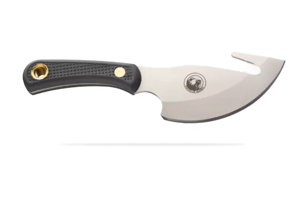 Knives of Alaska Caribou knife with black Suregrip handle and D2 tool steel blade