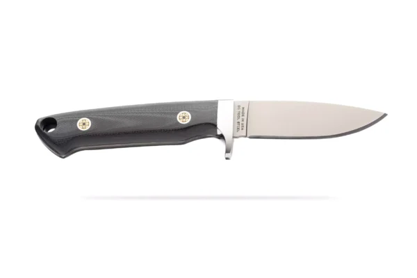 The Legacy knife with black G10 handle and D2 tool steel blade