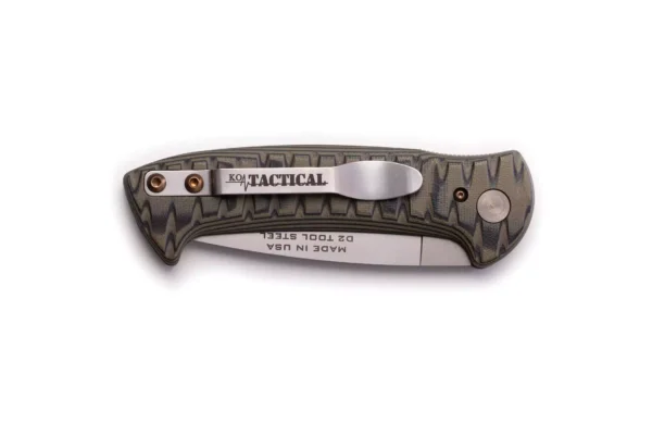 Recon Patrol Auto folding knife with G10 handle and D2 tool steel blade